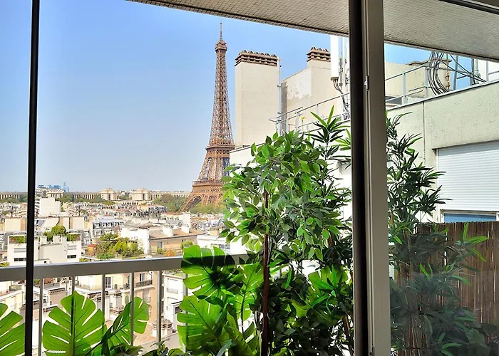 Floor Million Dollar View Eiffel Tower, 2 Beds, 4 People شقة *